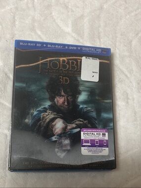 The Hobbit: The Battle of the Five Armies 3D Blu-ray/DVD - Dark Teal Cover